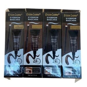 Pack of 4 Eyebrow Mascara #01, #02, #03 EXP 11/2027  Waterproof, Long Lasting